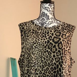 EUC Apt9 Leopard Print Dress